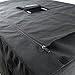 PETSFIT Dog Crate Cover,42 Inch Cover for Wire Dog Kennel, Single Door, Mesh Window, Flap On The Top and Back is Detachable，Black