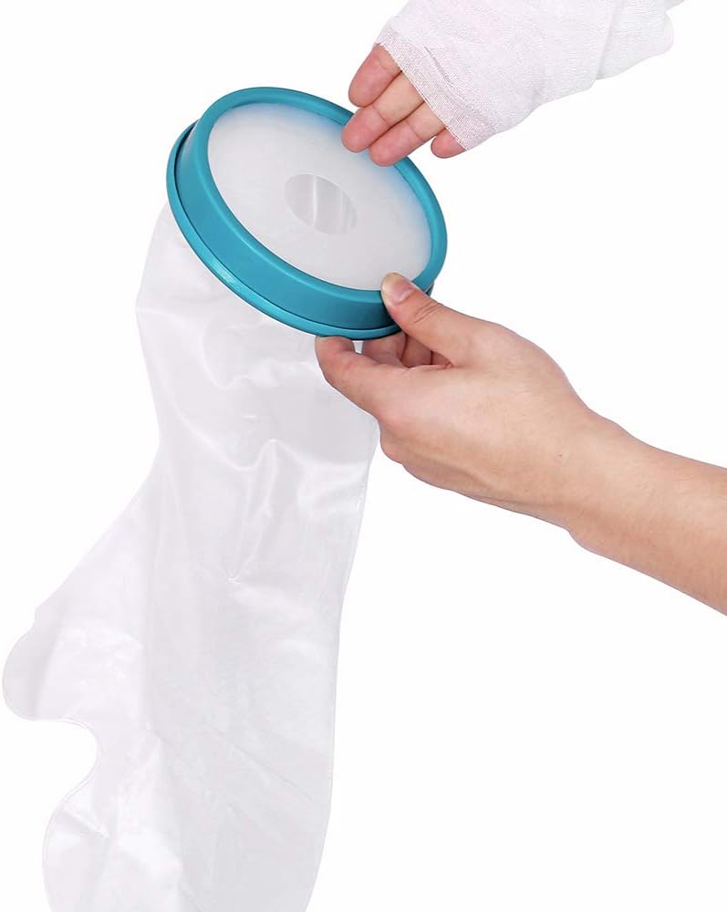XHIVAR Dry Waterproof Cast Wound Cover and Bandage Protector Arm Sleeve Broken Hand Wrist for Shower Bath Reusable(Short Arm): Health & Personal Care