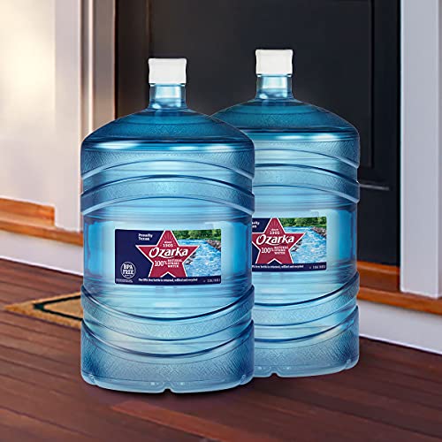 Ozarka Natural Spring Water Two Bottle Bundle (5Gallons each bottle