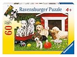 Toy Ravensburger Children's 60 Piece Jigsaw Puzzle Puppy Party Book