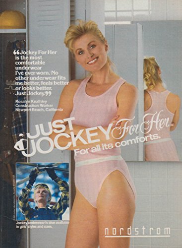Rosalyn Keathley for Just Jockey for Her panties ad 1988