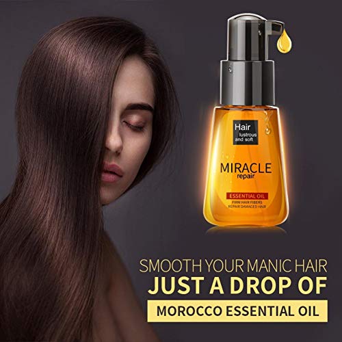 Morocco Argan Oil Hair Care Essence Nourishing Repair Damaged Split Frizzy Hair Repair Hair Care Hair&Scalp Treatments… - Image 3