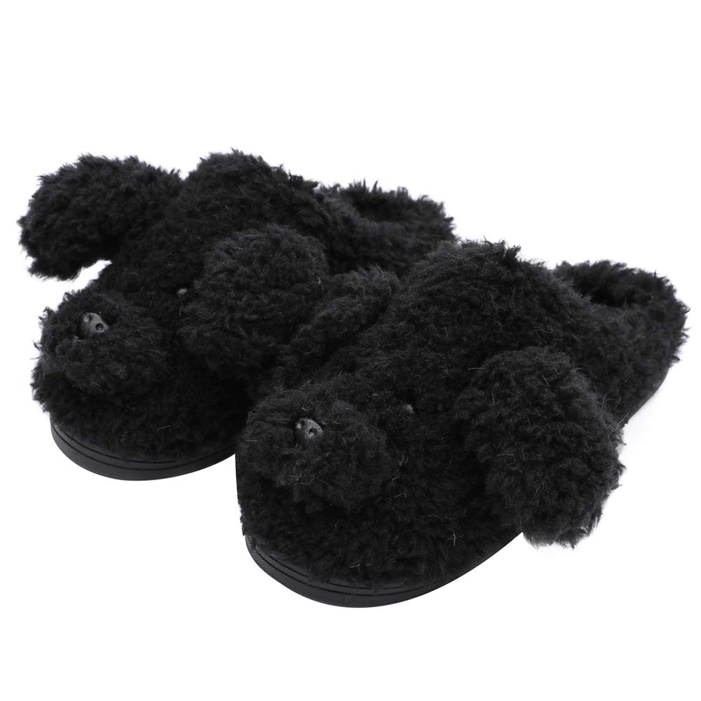 AliwendyWomen's Cute Animal Slippers Warm Memory Foam winter Slippers Soft Fleece Plush House Slippers Indoor Outdoor