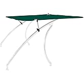 Big Air Super Shadow Wakeboard Tower Bimini Top - 76" x 76" - Mounts Over Existing Wake Tower