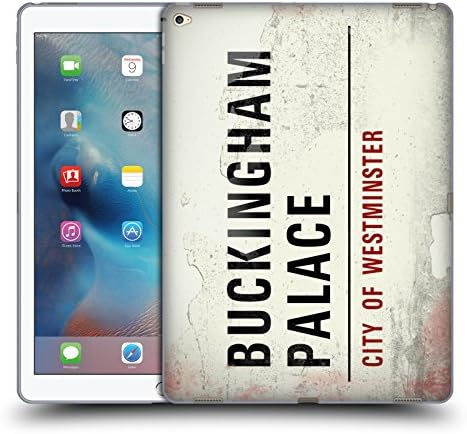 Official City Of Westminster Buckingham Palace Vintage Street Signs Soft Gel Case for Apple iPad Pro 12.9