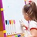 Boao 24 Pcs Magnetic Dry Erase Markers with Erasers Cap, 8 Assorted Colors Whiteboard Markers Low Odor Fine Tip Whiteboard Pens Colorful Erasable Marker for Calendar Boards