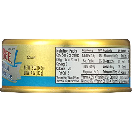 5 BUMBLE+Fillet+Albacore+Sodium+Protein