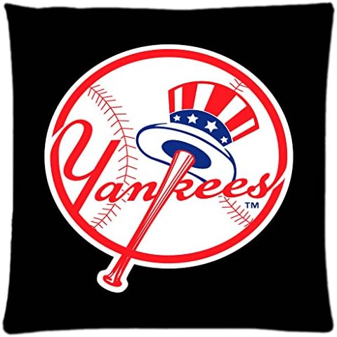 Unique Design Yankees Logo Square Decorative Personalized Throw Pillow Case Cushion Cover Throw Pillows 18 X 18 One Sides Printed by Shayan Toro