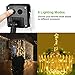 Rophie 200 LEDs Solar String Lights 72 foot Warm White String Lights
