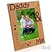 KATE POSH - Daddy & Me - I may outgrow your lap, but I will never outgrow your heart - Picture Frame (4x6 - Vertical)