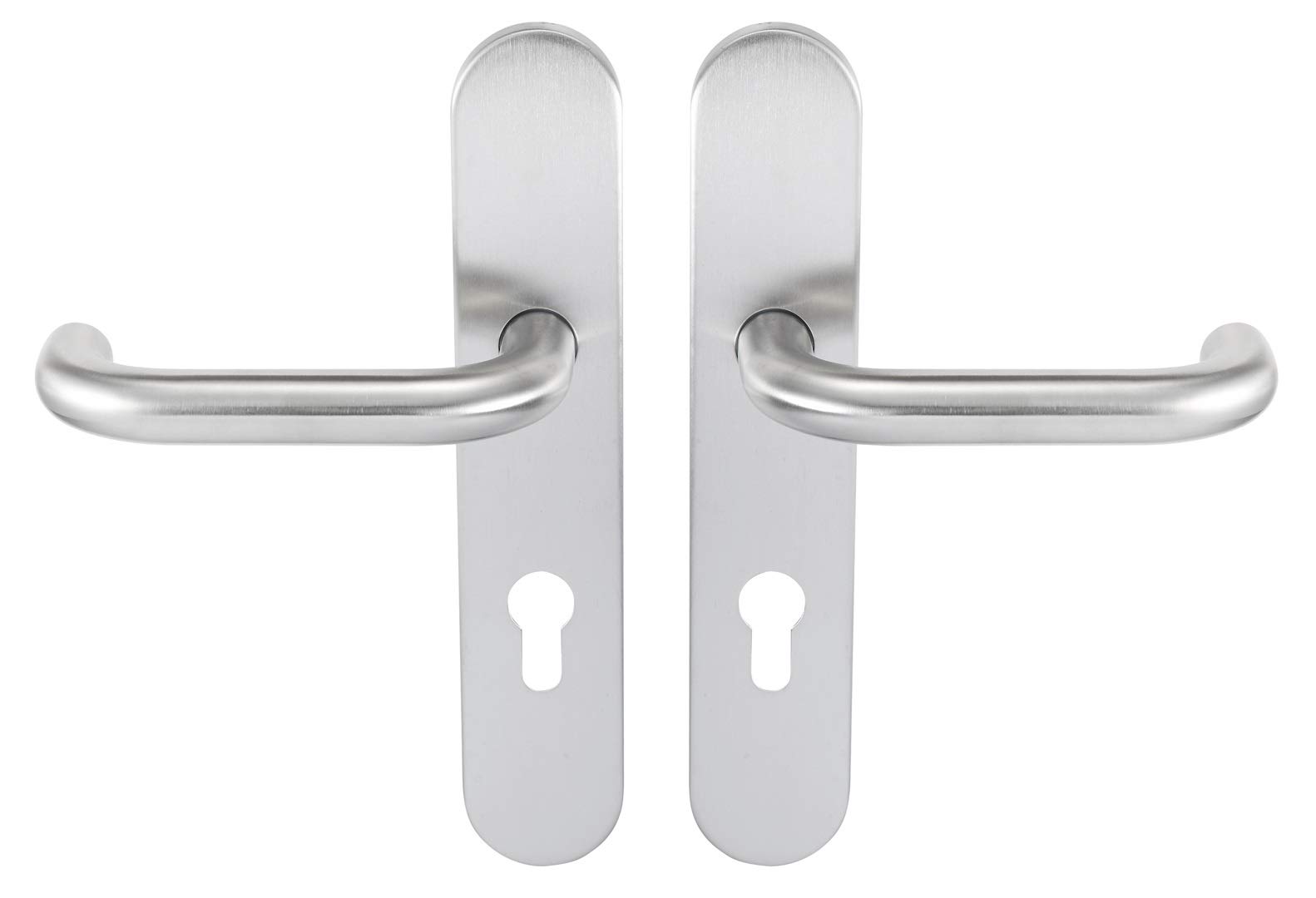 Bricard 666475 Stainless Steel on Tempo Classic Bathroom Door Handles Toilet Door Handles