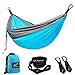 Tempotrek Double Camping Hammock -Best Parachute Hammock - 800LB High Capacity, Lightweight Nylon Portable Hammock for Backpacking, Travel, Beach, Yard. 118