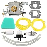 Hilom C1U-W8 C1U-W14 Carburetor with Air Fuel Filter for Poulan Chainsaw 1950 2050 2150 2375 WT 89 891 WT-600 WT-624 WT-625 WT-891 Replace 545081885 530069703