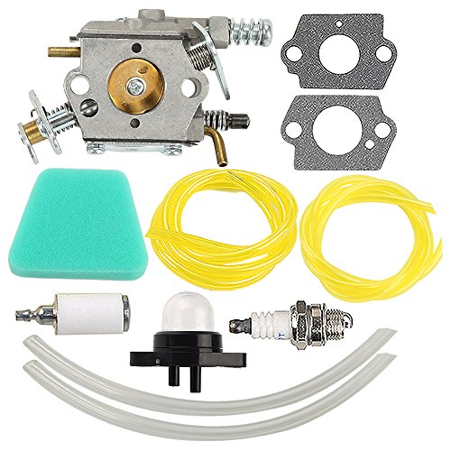 Hilom C1U-W8 C1U-W14 Carburetor with Air Fuel Filter for Poulan Chainsaw 1950 2050 2150 2375 WT 89 891 WT-600 WT-624 WT-625 WT-891 Replace 545081885 530069703