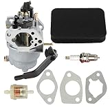 Buckbock Carburetor with Air Fuel Filter for Generac GP5000 GP5500 GP6500 GP6500E GP7500E 389cc 8125W 0J58620157 Jingke Huayi Kinzo Ruixing 13HP 14HP 15HP 16HP 188F 190F Portable Generator