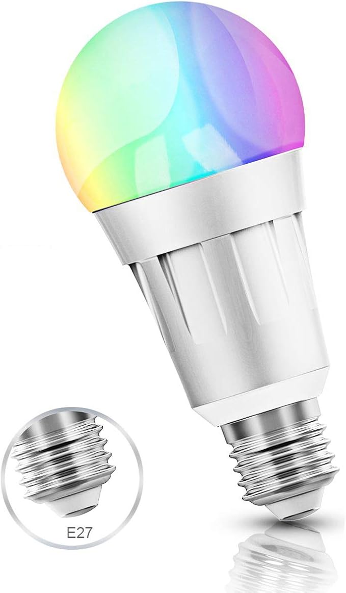 Smart Bulb, WiFi LED Alexa Light Bulbs with Aluminum Alloy Case