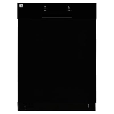 Kenmore 22-14589 24" Built-In Dishwasher - UltraWash, SmartWash, Sanitize Rinse, SmartDry, and Leak Detection - 14 Place Settings - 57 DBA - ENERGY STAR Certified - 24" - Black