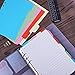 Antner 4 Pack A5 Planner Refill Paper and 4pcs Binder Pockets, 2 Pack Index Tabs and Bookmark Ruler Kit, 6-Hole Refillable Lined Paper for 6-Ring Binder Notebooks