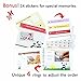 First 5 Years Baby Memory Book, Unisex – Album Record Photo with Memories Stickers, Yellow.