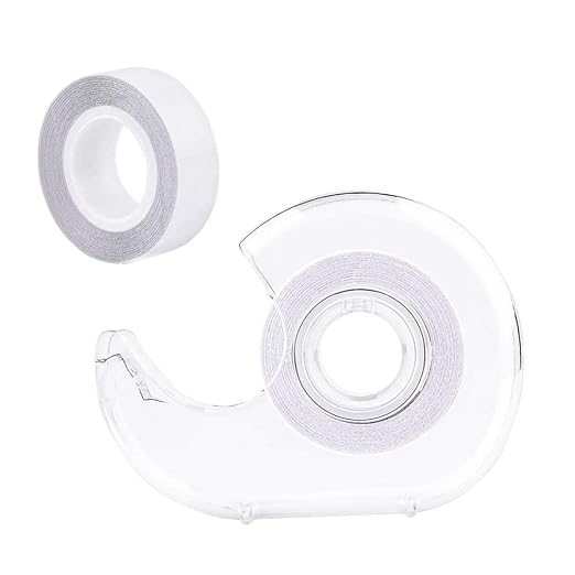 2PCS Body Tape,Clear Double Sided Clothes Tapes Fabric