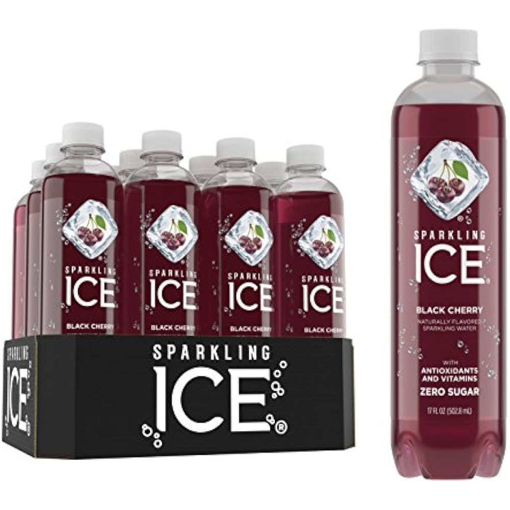Sparkling Ice Black Cherry Water, With Antioxidants And Vitamins, Zero