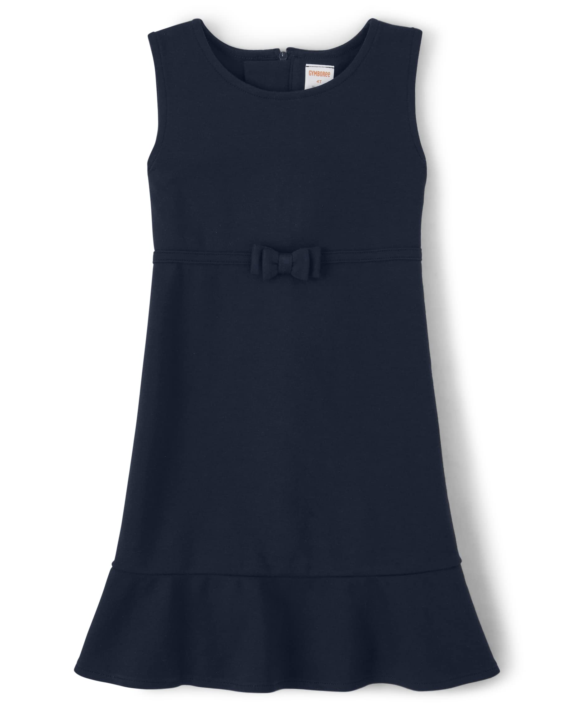Photo 1 of Gymboree Girls and Toddler Sleeveless Ponte Knit Jumper Dress, Navy Slate, 5T