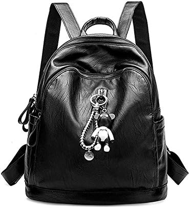 Genuine Leather Backpack for Women/Girls Schoolbag Casual Daypack Travel Shoulders Bag fit 12" Laptop