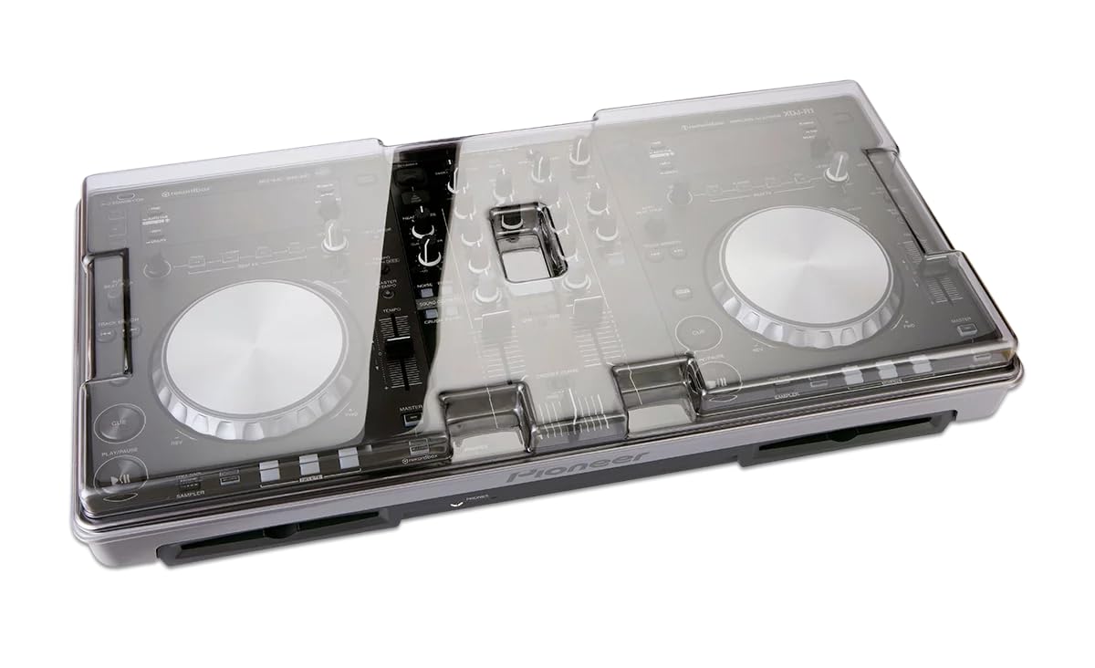 Decksaver Cover for Pioneer DJ XDJ-R1 - Super-Durable Polycarbonate Protective lid in Smoked Clear Colour, Made in The UK - The DJs' Choice for Unbeatable Protection