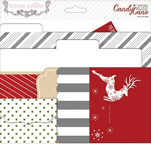 Candy Cane Lane Cardstock File Folders &amp; Cards-