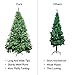 7Ft Christmas Trees Artificial Christmas Tree with Lights and Remote Timer, USB String Lights with 8 Lighting Modes, Metal Tree Base Stand-Fully 1000 Pine Branch Tips- Holiday Christmas Decor