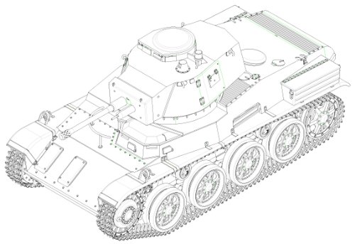 Hobby Boss Hungarian Light Tank 43M Toldi III Assembly Kit