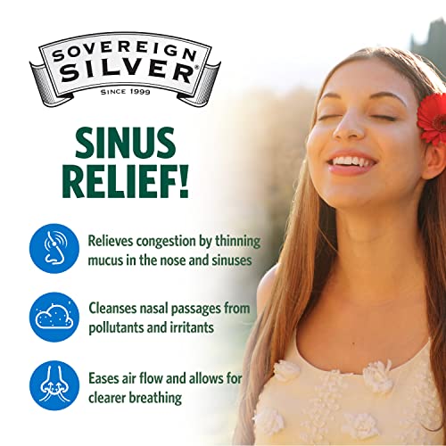 Sovereign Silver BioActive Silver Hydrosol for Sinus Relief