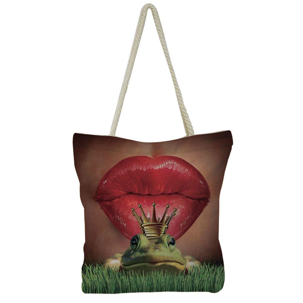 Amazon Com Iprint Hand Cotton And Linen Bag Shoulder Bag Animal