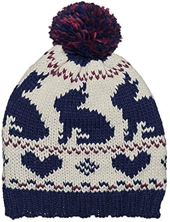 ladies navy beanie hat