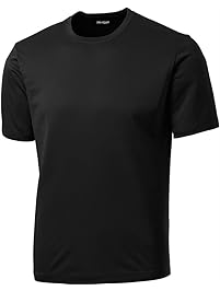 DRIEQUIP Men's Big & Tall Short Sleeve Moisture Wicking Athletic T-Shirts