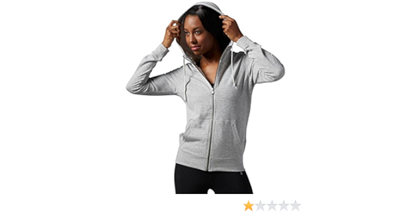 grey zipped hoodie womens