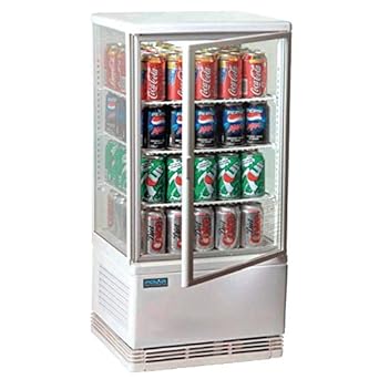 Polar Chilled Display Cabinet White 68 Ltr 885x428x386mm