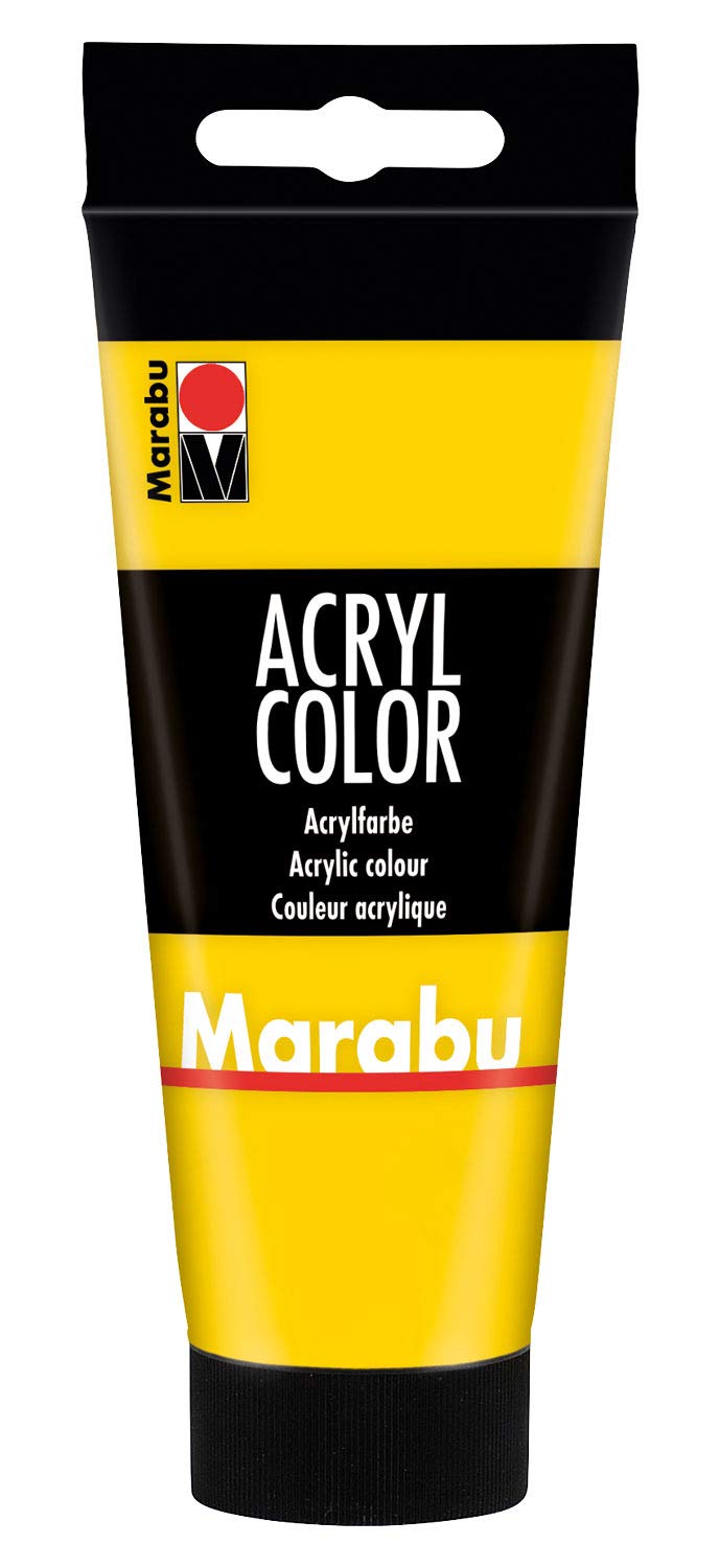 Marabu 0012010050019 - Acrylic Color 100 ml, yellow
