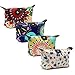 HOYOFO Women’s Cosmetic Bags Travel Small Makeup Storage Pouch Cosmetic and Toiletries Organizer Bag Pack of 5, Y set
