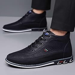 mitvr Men's Casual Dress Boots Motorcycle Boots