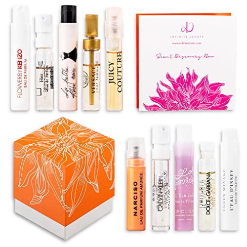 Infinite Scents Perfume Sampler Set for Women10 Designer Fragrance