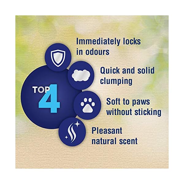 Catsan Natural Clumping Cat Litter 20 Litre Bag, 100 percent biodegradable, extra absorbent