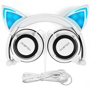 Orejas de Gato Auriculares,MindKoo Cat Ear Cascos Niños Kids ...