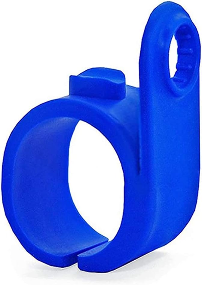 Smoki Roll Holder Ring 2 Pack | Flexible & Comfy Silicone, Ergonomic Design, Heat & Shock Proof Hands Free Rings | Protect Your Hands, Prevent Yellow Stains, Minimize Smell & Enjoy (Black&Blue)