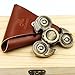 Fidget Spinner Metal, Alquar Ancient Eagle Pure Copper Tri Hand Spinner, Customized Professional Spinner Bearing Quiet Smooth Spin, Luxury Wooden GiftBox Set