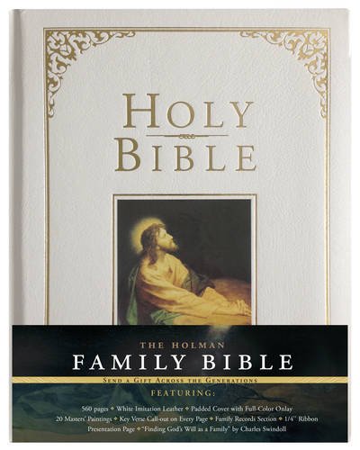 Holman KJV Family Bible, White Imitation Leather Holman KJV Family Bible, White Imitation Leather