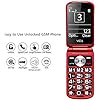 VOCA-Big-Button-Mobile-Phone-for-Elderly-V533-Unlocked-3G-Flip-Cell-Phone-Dual-Big-Screen-Predictive-Text-SOS-Button-Hearing-Aid-Compatible-Easy-to-Use-Senior-Citizen-Friendly-Red VOCA V533 Unlocked 3G Clamshell Big Button Mobile Phone for Seniors with HD Dual-Screen, SOS Button, Talking Keys and…