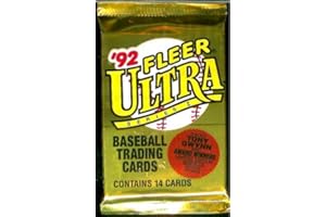UPPER DECK 1992 Fleer Ultra Series 1 Baseball Cards Unopened Hobby Pack (14 cards per pack)