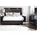 South Shore Gloria 3 Piece Queen Platform Bedroom Set in Chocolate