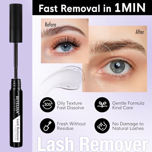 BEYELIAN Cluster Lashes Kit 608Pcs Lash Clusters with Glue and Remover and Lash Tweezer, Volume Clusters Lash Book Kit D Curl Eyelash Extensions for DIY at Home 8-16mm (60D+80D+100D+120D)